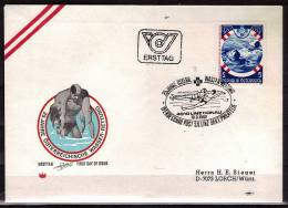 AUTRICHE    FDC    1982   Sauvetage  Secourisme  Natation - Secourisme