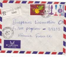 MARCOPHILIE, CONGO, Lettre Recom., 1978, Affranchissement Composé, BRAZZAVILLE, Espace  Fleur/3436 - Sonstige & Ohne Zuordnung