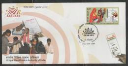 INDIA  2011  The Unique Identification Authority Of India  Special Cover  #  45226  Indien Inde - Storia Postale