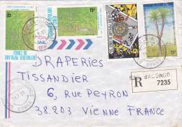 MARCOPHILIE, CONGO, Lettre Recom., 1981, Affranchissement Composé, BRAZZAVILLE, Piege Rotary Arbre/3445 - Other & Unclassified
