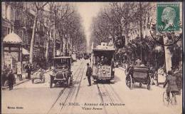 06 - NICE Avenue De La Victoire - Transport Urbain - Auto, Autobus Et Tramway