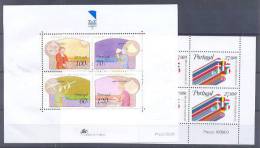 Portugal 2 Mini Sheets MNH ** - Used Stamps