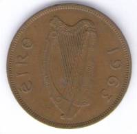 IRLANDA 1 PENNY 1963 - Ierland