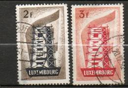 LUXEMBOURG  Europa 1956 N°514-515 - Usati