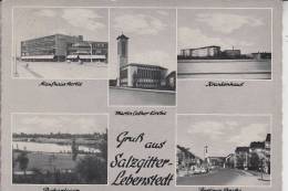 3320 SALZGITTER - LEBENSTEDT, Mehrbildkarte 1963, Briefmarke Fehlt - Salzgitter