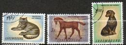 LUXEMBOURG  Protection Des Animeaux 1961 N°596-97-98 - Used Stamps