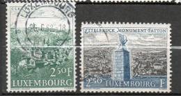 LUXEMBOURG  Paysages Touristiques 1961 N°599-600 - Gebruikt