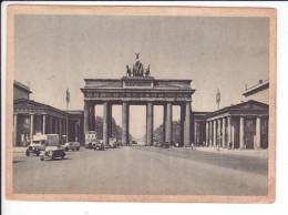 CP - BERLIN - Brandenburger - AUTOBUS, Camions Et Voitures Anciennes - - Porta Di Brandeburgo