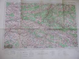 Carte   N° 10 : Mézières - 1/200 000ème - 1925. Sce Géographique Des Armées. - Topographische Karten