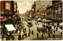 Briggate, Leeds - & Tram - Leeds