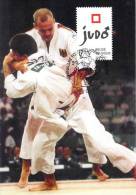 BELGIQUE CARTE MAXIMUM   NUM.YVERT  2704 SPORT JUDO - 1991-2000