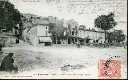 82--TARN ET GARONNE-- LAUZERTE   ROND POINT DU FAUBOURG DAURIAC    ECRITE‹(•¿• )› - Lauzerte