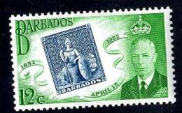 020)  BARBADOS 1952  SG.#287 (*) - Barbados (...-1966)