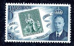 021)  BARBADOS 1952  SG.#285 (*) - Barbados (...-1966)