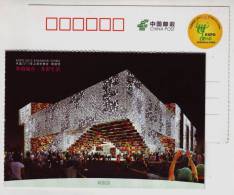 South Korea Pavilion Architecture,China 2010 Shanghai World Exposition Advertising Pre-stamped Card - 2010 – Shanghai (China)