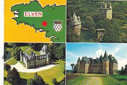 21877 Elven Multivues  Tour Tredion Kerfily Chateau -4 Artaud Gabier QQ Bretagne Blason - Elven