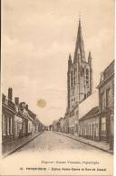 Poperinghe, Eglise Notre-Dame Et Rue De Cassel - Poperinge