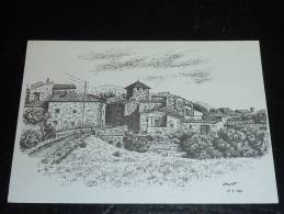 LE TEIL - HAMEAU DE MELAS - Dessin De Y.Pacrot - 07 ARDECHE - Le Teil