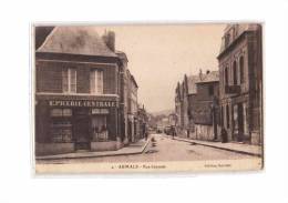 76 AUMALE Rue Centrale, Epicerie Dague, Imprimerie, Ed Surville 4, 1917 - Aumale