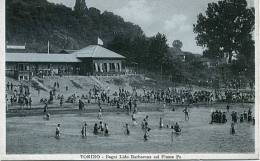 TORINO - BAGNI LIDO BARBAROUX SUL FIUME PO ORIGINALE D´EPOCA 100% - Fiume Po