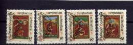 Liechtenstein 1987 Yvertnr. 871-74 (°) Used Noel Kerstmis Cote 4,25 Euro - Used Stamps