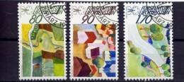 Liechtenstein 1988 Yvertnr. 880-82 (°) Oblitéré Used Cote 6 Euro - Gebraucht