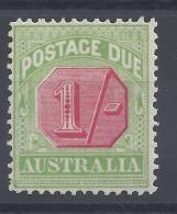 AUSTRALIE - 1909 -  TAXE N°  44 - (X)  TB - - Portomarken