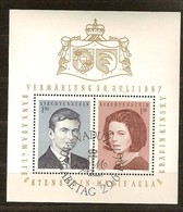 Liechtenstein  1967  Yvertn° Bloc 10  426-27 (°)  Oblitéré Used Cote 4,50 Euro - Blocs & Feuillets