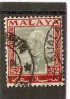 MALAYA - SELANGOR  1936 $2 SG 84 FINE USED Cat £12 - Selangor