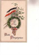 18) PostKart Deutsch Flags "" World War 1 ""   22  5 1915 - Pentecost