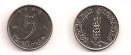 5 Centimes Epi - Acier - ETAT SUP - 1963 - G 174 - F 124-5 - 5 Centimes