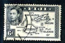155 )  FIJI  1947  SG.# 261b  Perf12  (o) - Fidji (...-1970)