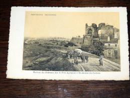 Carte Postale Ancienne : Ancienne Guyenne : Ruines Du Chateau Des 4 Fils Aymon à St André De Cubzac - Cubzac-les-Ponts