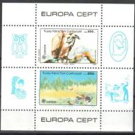 Turkey Cyprus 1986 Europa CEPT Birds -  Mi.bl.5 - MNH (**) - Unused Stamps