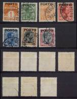 Dänemark Denmark Porto MiNr 1-7 Gest. - Postage Due