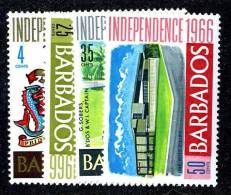 263)  BARBADOS 1966  SG.#356-59  (*) - Barbados (1966-...)