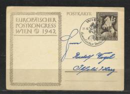 TOP!! DEUTSCHES REICH * WIEN * EUROPÄISCHER POSTKONGRESS * 21.10.1942 **!! - Franking Machines (EMA)