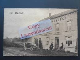 GEDINNE _ Circulé 1934 _ Hotel Du Commerce - Voiture - Café - Gedinne