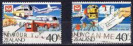New Zealand 1987 Post Vesting Day Set Of 2 Used - - Gebraucht