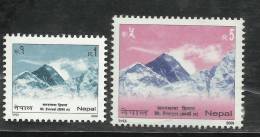 NEPAL,2006, Definitives,  Mount Everest  2 V, MNH ,(**) - Nepal