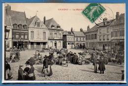 Delcampe - 02 - CHAUNY --  Le Marché - Chauny