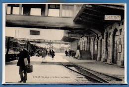 Delcampe - 02 - CHAUNY --  Le Quai De La Gare - Chauny