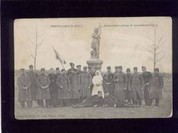 37 Neuvy Le Roi Jeanne D'arc Groupe De Convalescents 1915 édit. Boidron , Hopital Temporaire ? Guerre 14-18 - Neuvy-le-Roi