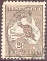 Australien 1929 Two Shilling Lilabraun Mi#85 Gestempelt - Oblitérés