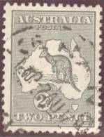 Australien 1925 Two Pence Mi#41IY Gestempelt Kopfstehendes Wasserzeichen - Gebruikt