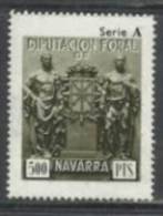 3154-SELLO FISCAL LOCAL ANTIGUO DIPUTACION FORAL NAVARRA 500 PESETAS,VALOR ALTO.SI RESEÑADO EN CATALOGO EDIFIL ALEMANY.A - Steuermarken