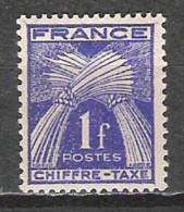 France - Taxe - 1943/46 - Y&T 70 - Neuf * - 1859-1959 Mint/hinged