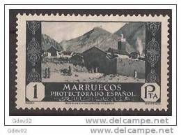 MA143-LB063TRI.Maroc  Marocco MARRUECOS ESPAÑOL VISTAS Y PAISAJES.1933/5. (Ed 143**) Sin Charnela LUJO RARO - Islam