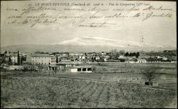 84-VAUCLUSE-LE MONT VENTOUX    VUE DE CARPENTRAS  ECRITE ‹(•¿• )› - Autres & Non Classés