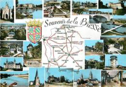 SOUVENIR DE LA BRESSE CARTE MULTIVUES - Altri